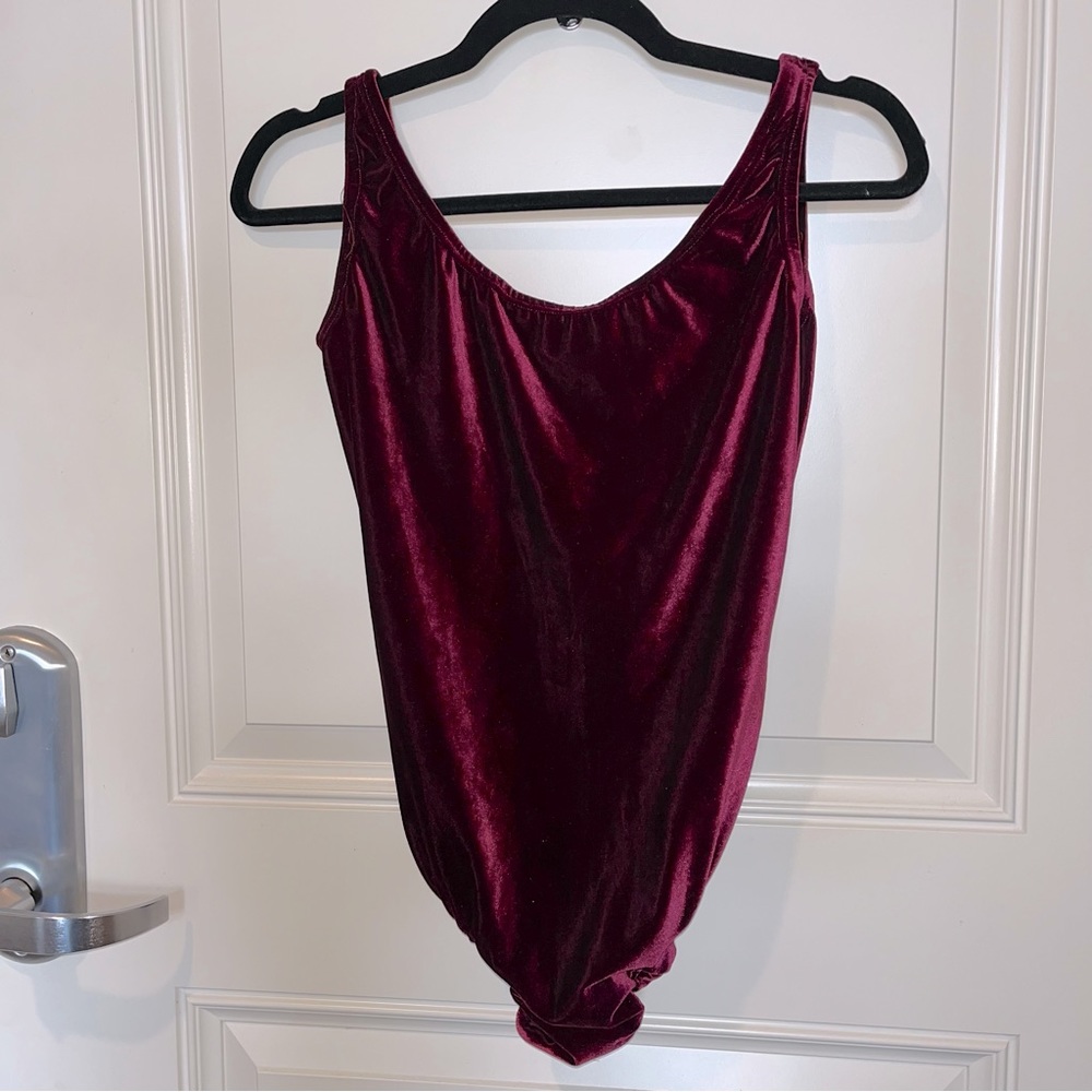 Vintage Velvet Leotard